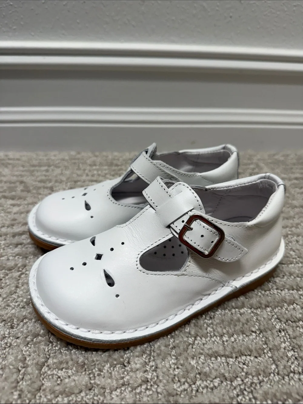 Jacadi Salome White Leather shoes unisex EU25